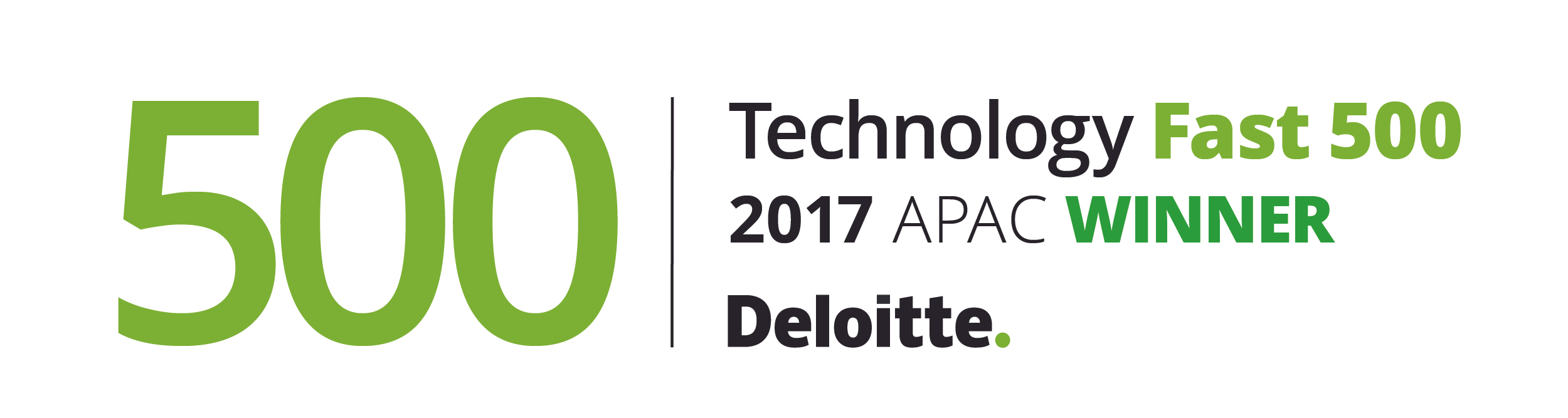 「デロイト 2017年 アジア太平洋地域テクノロジー　Fast500」 で463位を受賞しました！