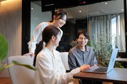 和気あいあいとした社風です♩わからない事など聞きやすい環境を作っています！