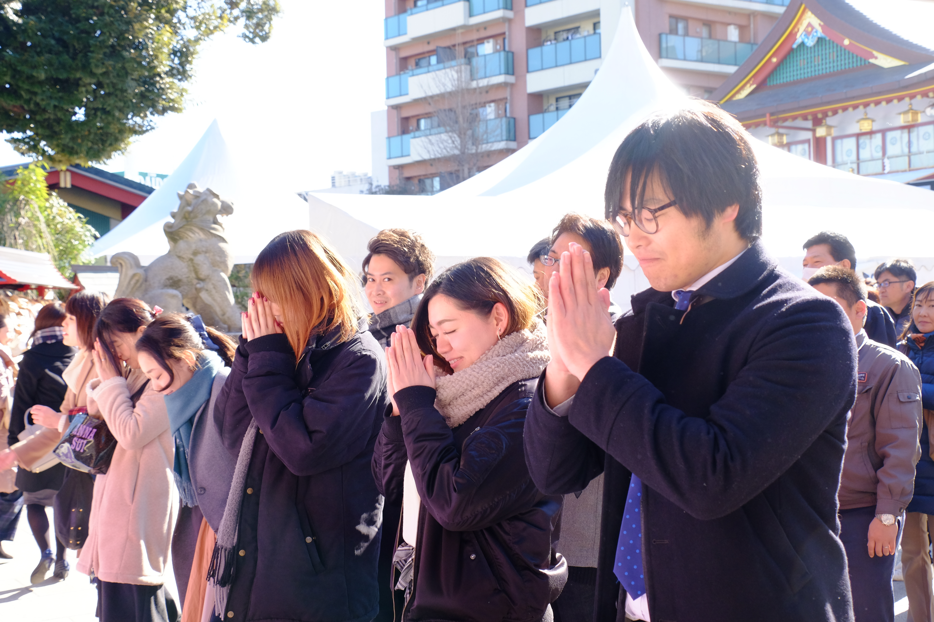 【2018年新年】本校メンバーで初詣に行ってきました。