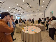 全社合宿の様子です。フラットな場で、経営戦略や組織の課題について自分ごととして意見を出し合います。組織を全員で創るという当事者意識が溢れており、TAIANの結束力を高める重要なイベントとなっています。