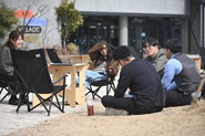 四半期に一回の全社集会の様子② ~チーム目標を議論している様子~