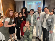 海外研修では海外支社とのミーティングが行われます