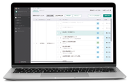自社開発のシステム「SYNUPS」を活用し、お客様のバックオフィスの見える化型化を進めます