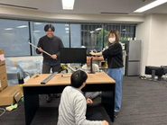 机の組み立て。楽しそうですね～