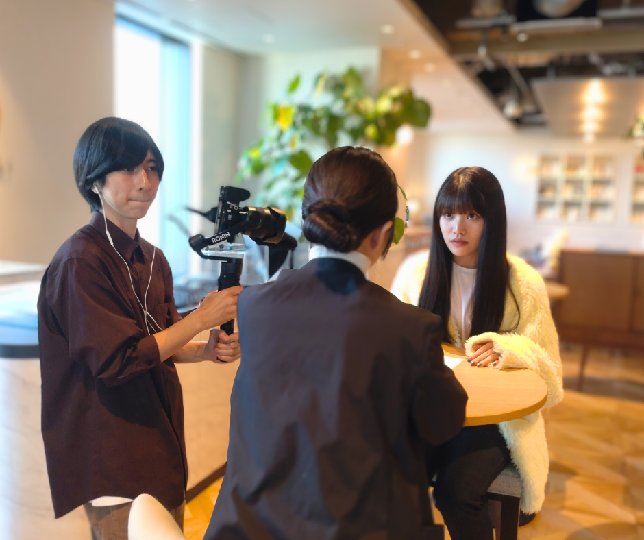 ▽演技派クリエイターおもちさん！特別にインタビューさせていただき