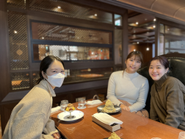 カフェで一休み、心に余裕は持って働きたいですね。