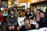 とにかく仲がいいのでみんなで飲みにもよく行くんです！