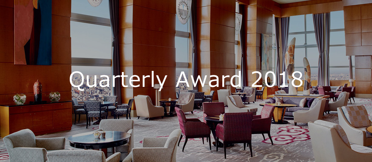 IKYU 1 QUARTER AWARD　発表！！