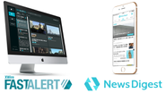 急成長中のニュース速報アプリNewsDigestと、報道機関向け緊急情報サービスFASTALERT