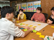 チームごとに案件を担当し、みんなで意見を出しあいながらデザインの方向性を決めていきます