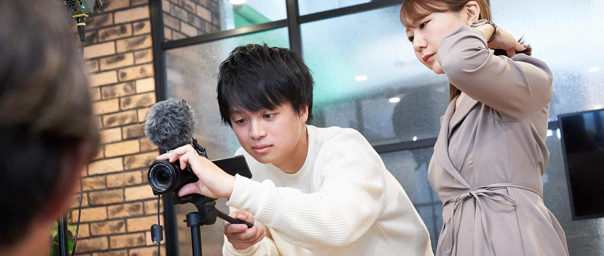 企画から撮影・編集まで一気通貫で任せられるYouTube撮影ディレクター！
