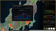 It allows to use the latest satellite and meteorological data, as well as a vast amount of other data, in MAP format without specialized knowledge, and an API linking service that makes it easy to add value to customer services with space big data.