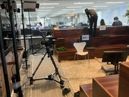 自社内での撮影風景