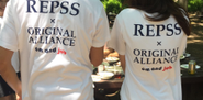 グループ会社REPSSと一緒に作ったTシャツ