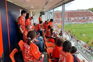 家族ぐるみでのサッカー観戦！