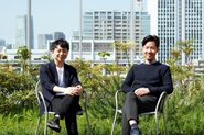 代表の和智と副社長の朴