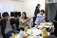 他社の方も交えた、勉強会兼交流会を定期的に行っています
