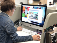 社内には、営業・デザイナー・マーケター・webマーケター・ビジネスマネジメントが在籍し、連携してクライアントの課題解決に取り組んでいます。