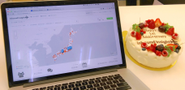 祝☆inbound insight1周年！♪みんなでケーキを食べて祝いました！
