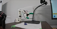 SO101 LeRobotのロボットアーム。 pi0.5にて飴のピック&プレースが成功