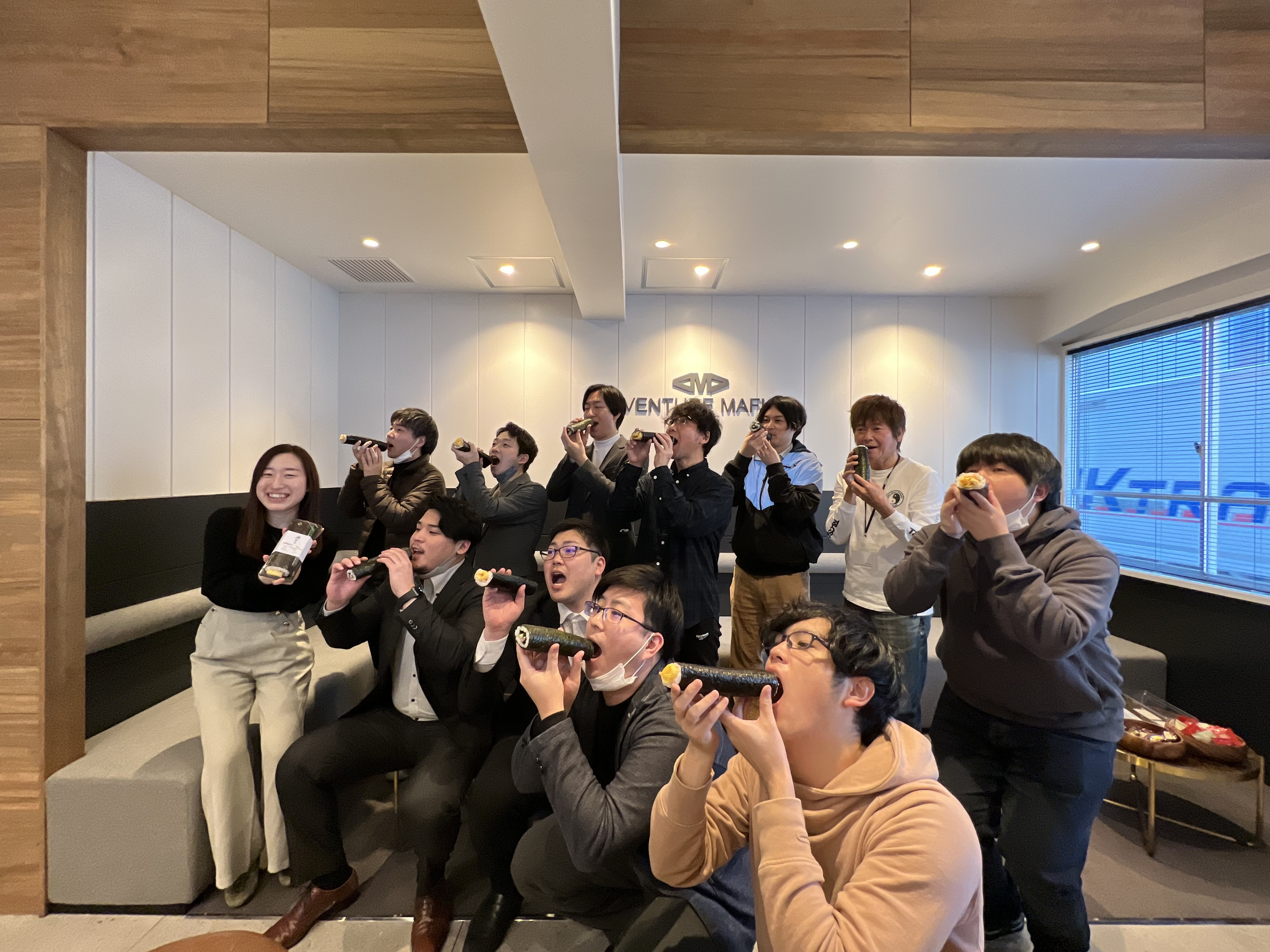 【イベント】節分／恵方巻たべる