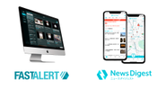 急成長中のニュース速報アプリNewsDigestと、報道機関向け緊急情報サービスFASTALERT