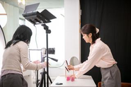 スタジオでYouTube撮影の準備中！