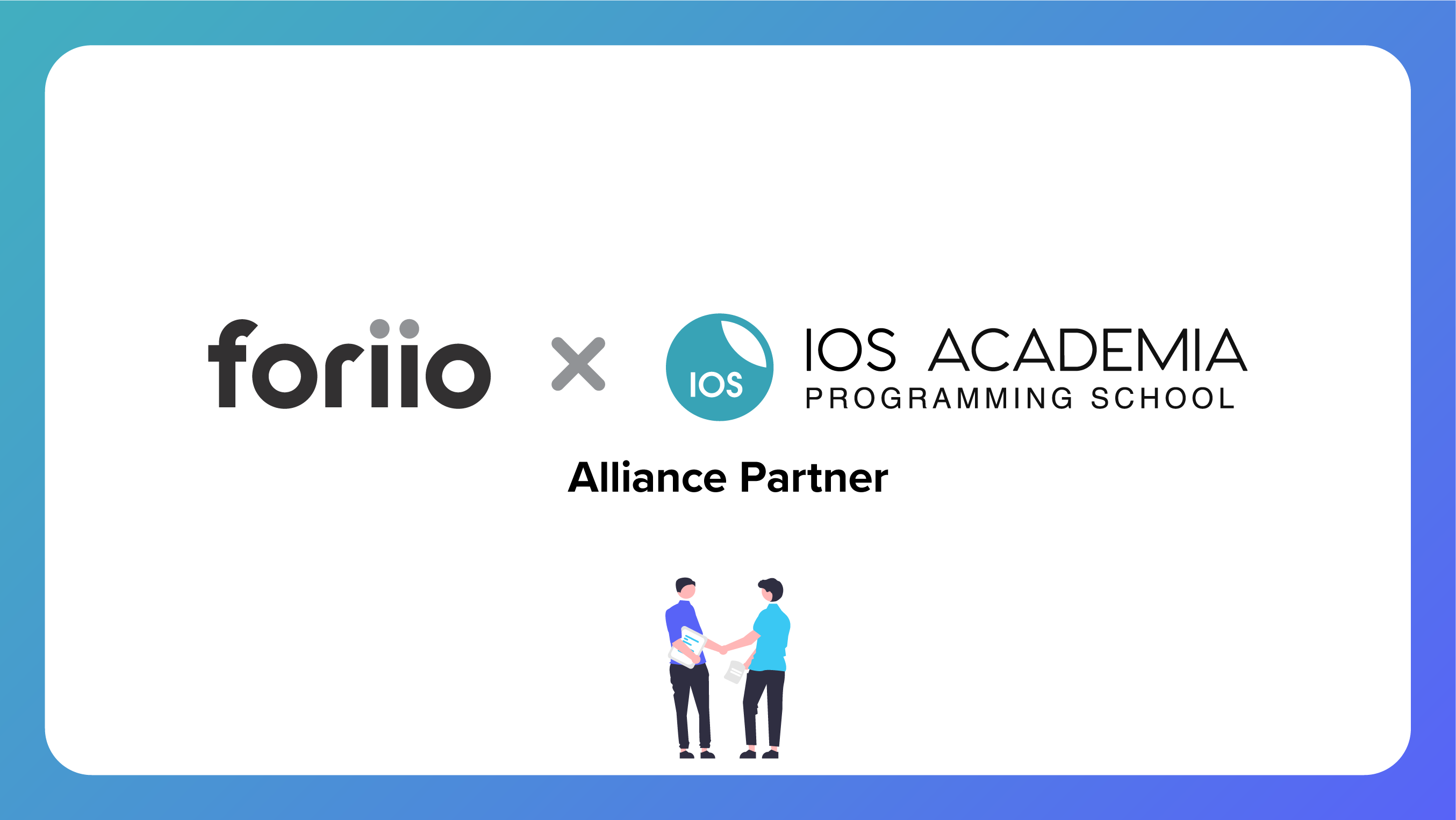 iOSアカデミアとforiioが業務提携しました！
