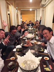 忘年会です～＼(^o^)／目玉のビンゴ大会では、毎年豪華プレゼントが♡