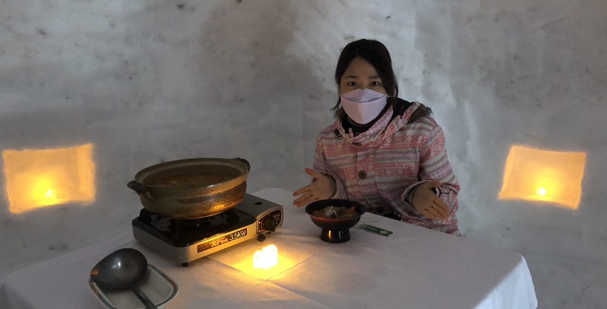 ヒルナンデスで紹介！巨大かまくらで食べる絶品郷土料理！