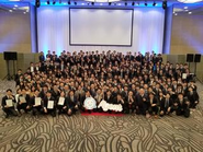 全社集まっての表彰や社内イベントなども数多くあります