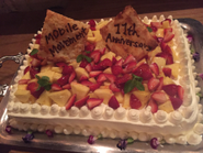 設立記念のケーキ