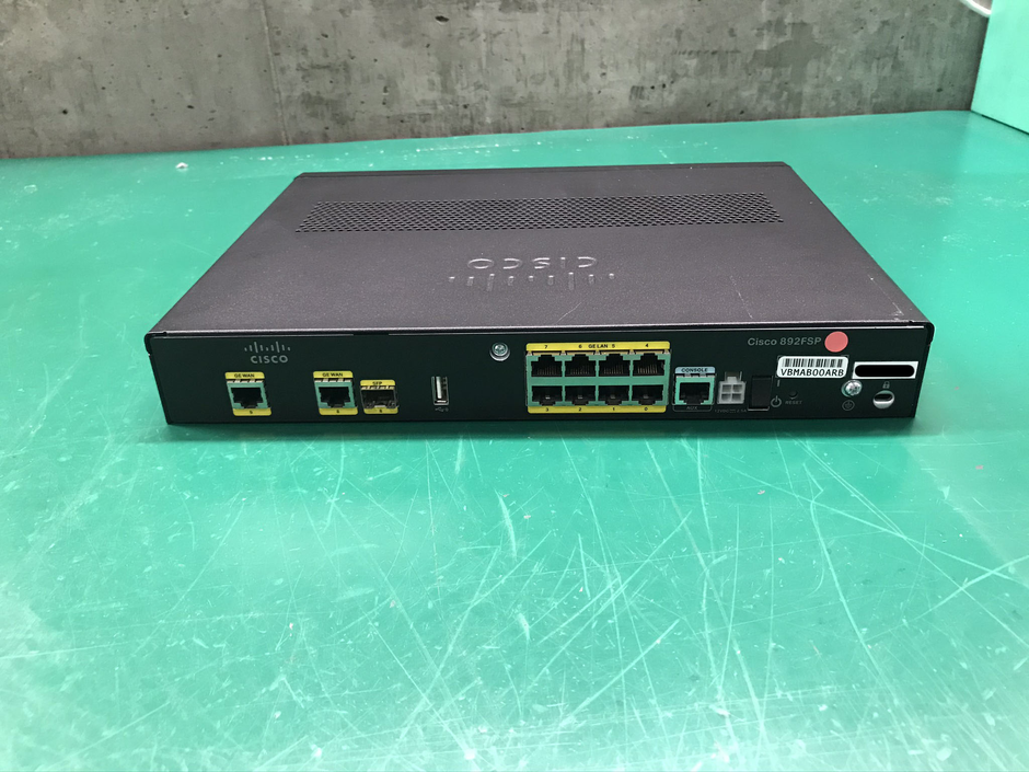 あの細く美しいCISCO C892FSP-K9は 始めから無かったよ きっと神様の