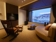 流氷が見える客室