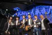 マーケティング関係者が集まるイベントで、ライブセッションを敢行。練習もしっかり重ねて本番の演奏に臨みました。