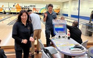 ▲スタッフ全員でボーリングをしました🎳