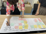 定期合同ワークショップを開催。どんな会社だったら働きたいか、チームで共に考えながら良い会社を目指します。