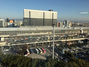 部屋からは新大阪駅が一望できます！！