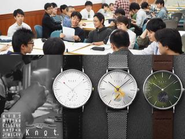 ヒコ・みづのジュエリーカレッジにて、Knotの製品開発担当者が文字盤デザインをサポート