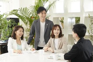 会議もリラックスした状態で行います^^