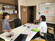 リーダーと打ち合わせを重ね、プロジェクトを設計していきます