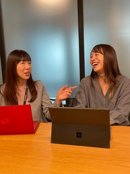 明るい雰囲気で仕事をしています！