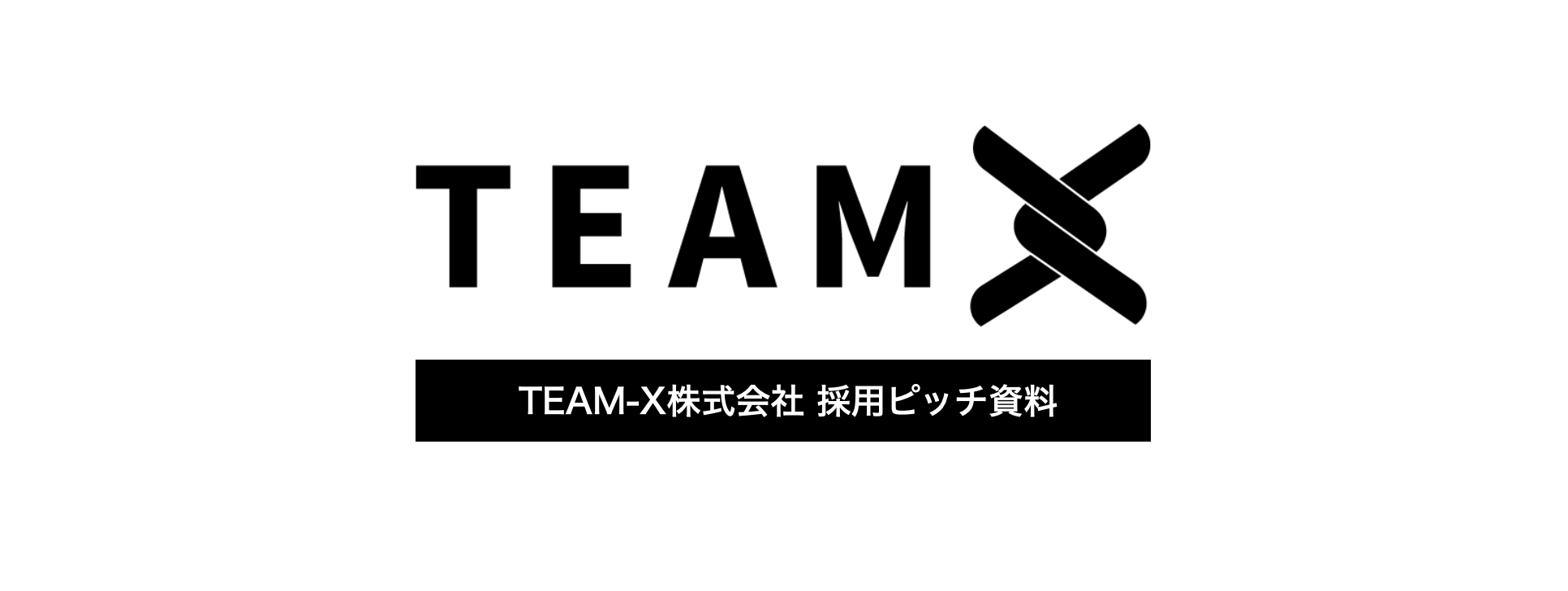 TEAM-X株式会社採用ピッチ資料