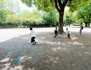 自由参加の運動の時間も毎日あります。