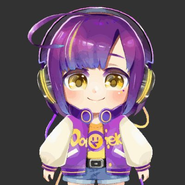 「Doneru」のマスコットキャラクター「どね子」ちゃん