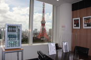 オフィスから東京タワーがよく見えます