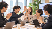 お客様や仲間と成果を分かち合い、新たな感動を生み出していく
