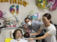 ご自宅でお誕生日会をしました！クライアントの方の笑顔が一番ですね！