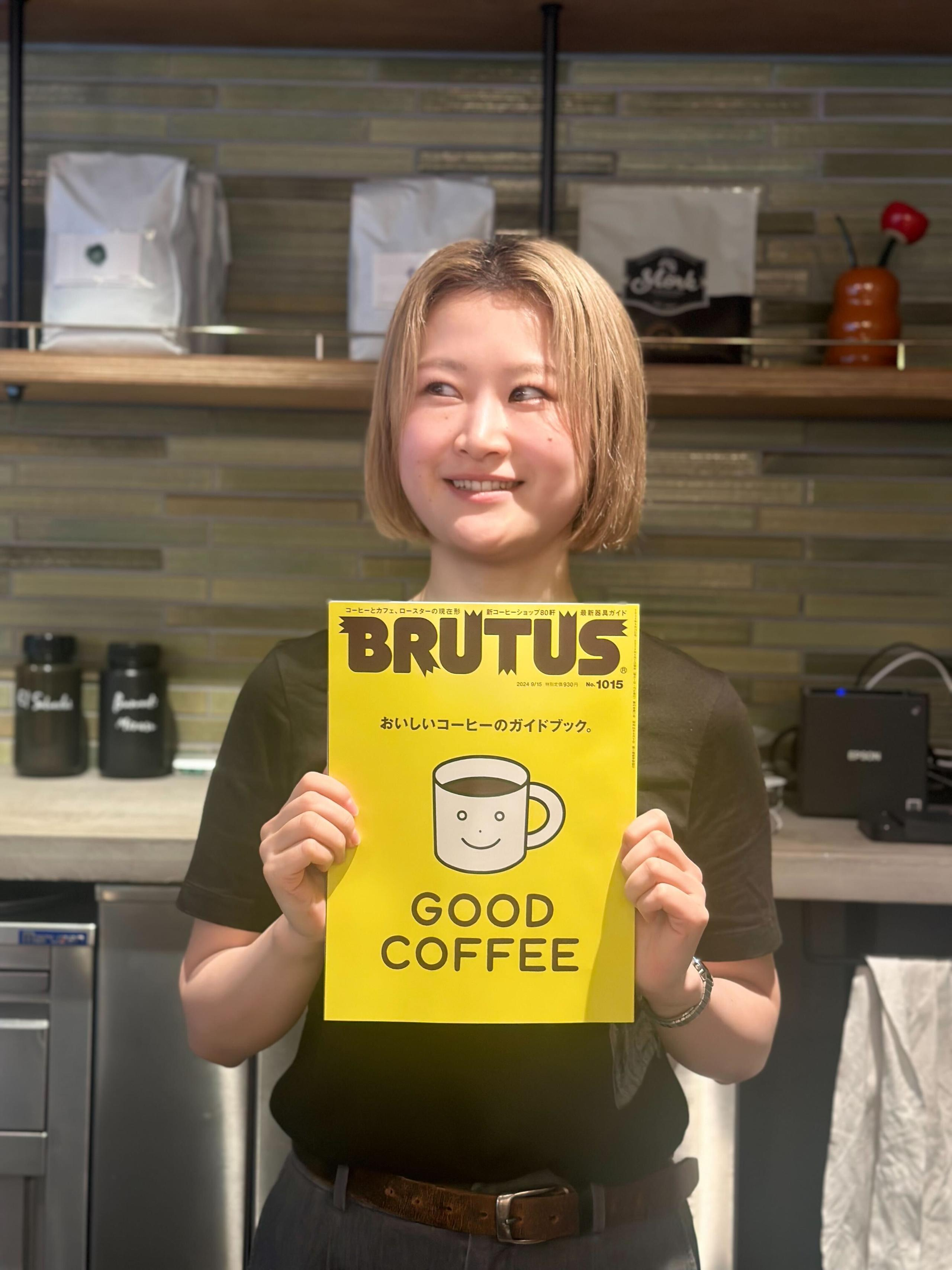 Pertica Coffee NihonbashiがBRUTUSに掲載されました