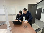 エンジニア同士の技術交流は随時行われます